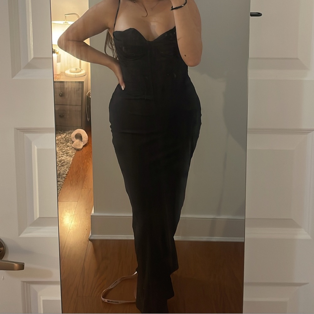 House of CB Black Corset Dress - Picture 2 of 3